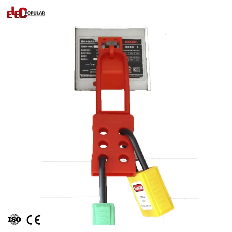 Super September Multiple Padlocks Lock Insulation Nylon Safety Lockout Hasp