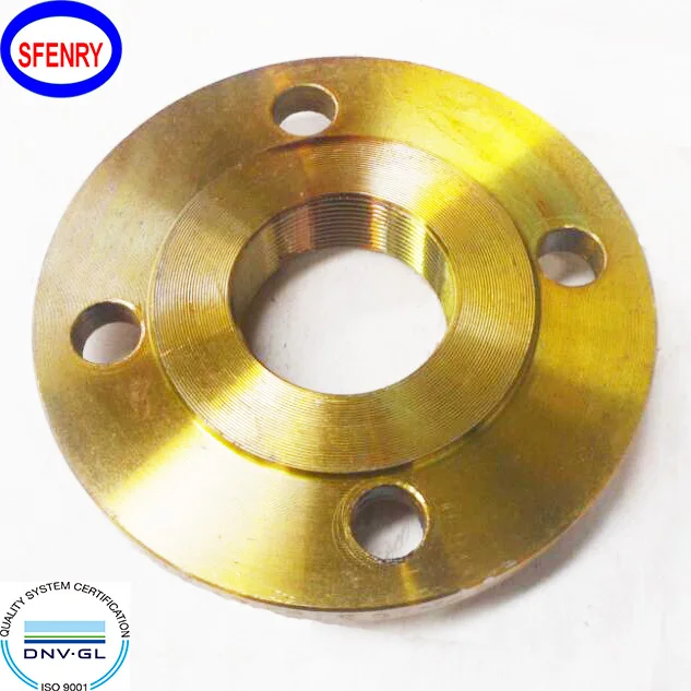 Sfenry Forged Carbon Steel ASTM A105 Threaded NPT Class 150 RF Flange ANSI B16.5