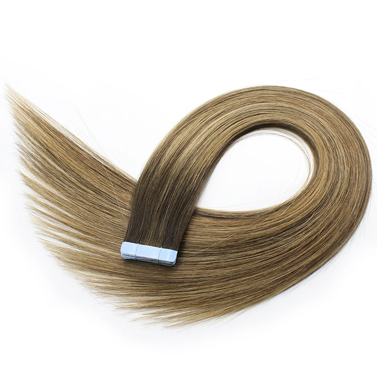 
Professional Factory Wholesale Double Drawn Russian Remy Human Hair Tape Hair Extensions 