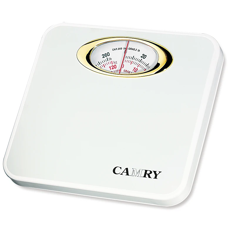 Camry-BR9015A 120kg/260lb Modern Style  Factory OEM  plastic surface body bathroom Mechanical personal weight scale