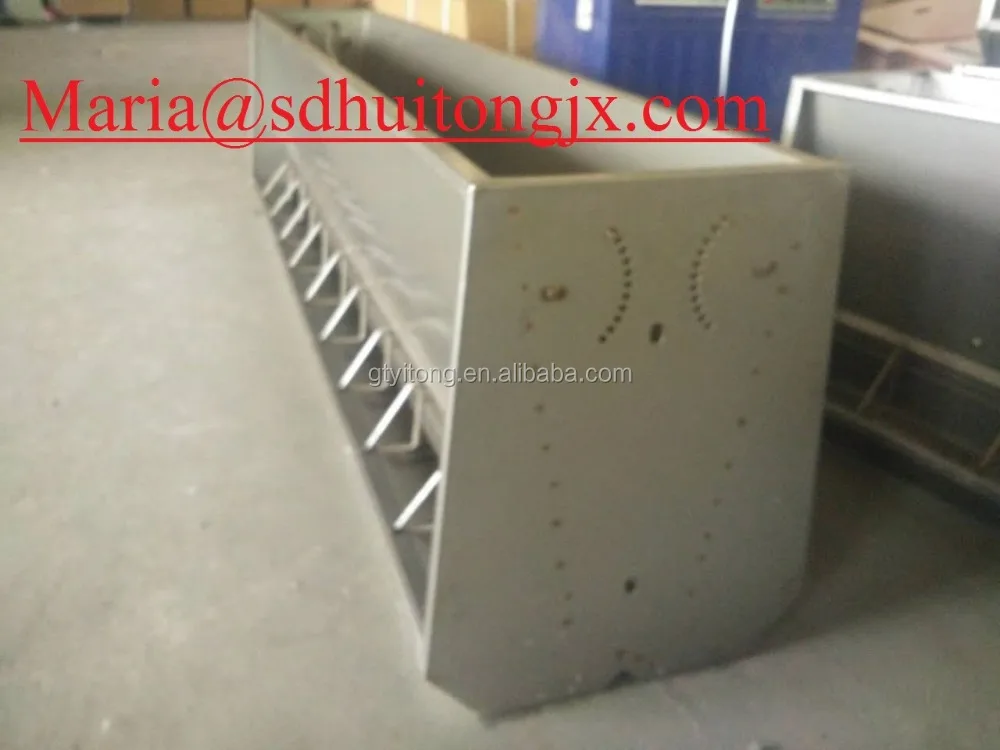 Pig stainless steel feeder with feed adjustable facility pig farming equipment