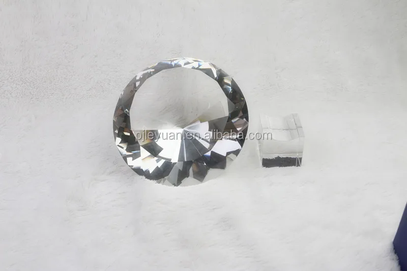 
Wholesale wedding gift paperweight crystal glass diamond 