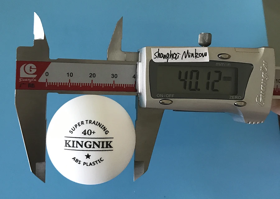 Идеальное вращение KINGNIK super trainining 1 star 40 + белый пластиковый мяч для настольного тенниса