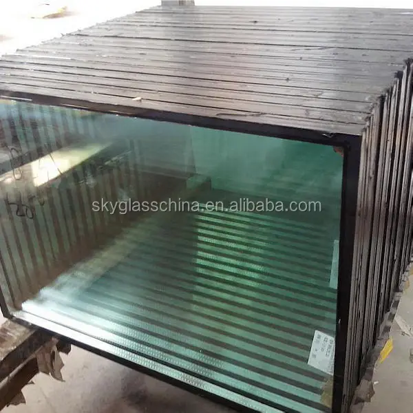 
3+8+3mm Curve Shape and Float Glass Type insulated glass door refrigerator freezer 