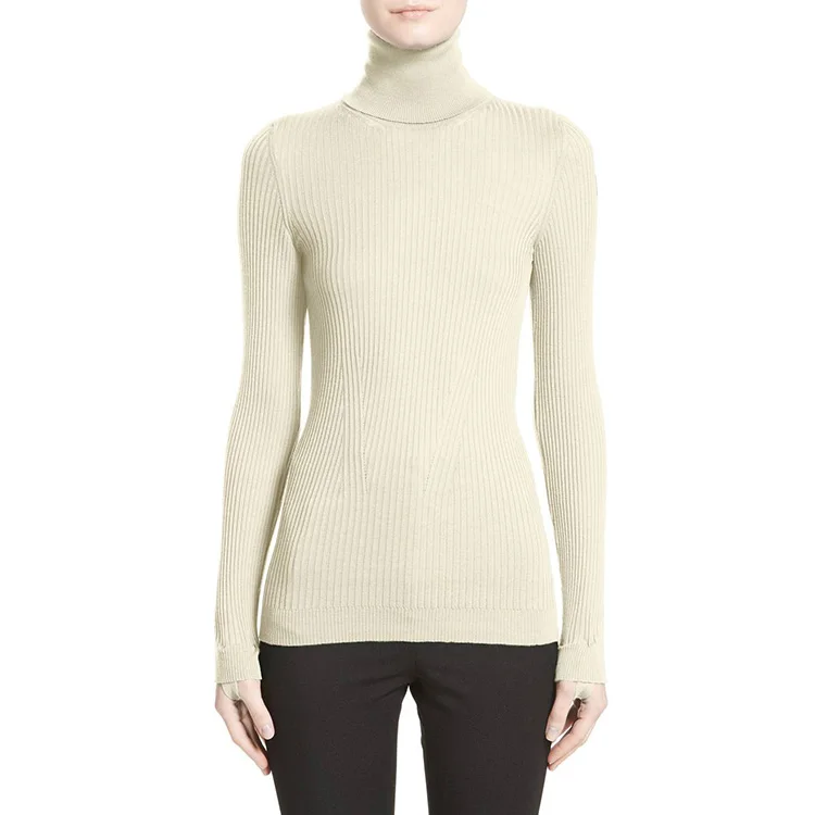 
Mongolian Cashmere Mature Women In Tight Turtleneck Sweater 
