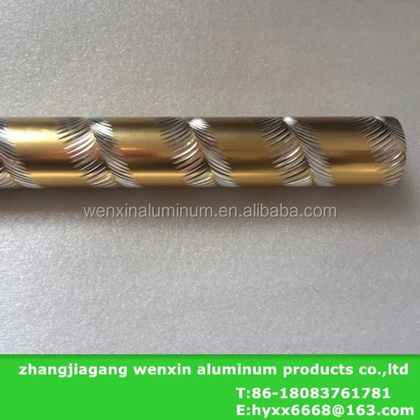 Carved Series Aluminum Tube for Clothes Hanging Rod