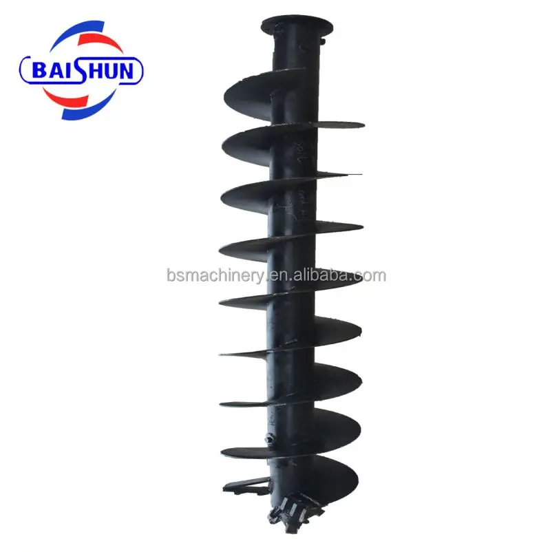 Tractor Mounted Briadge Pier Screw Piling Equipment Earth Auger Machine
