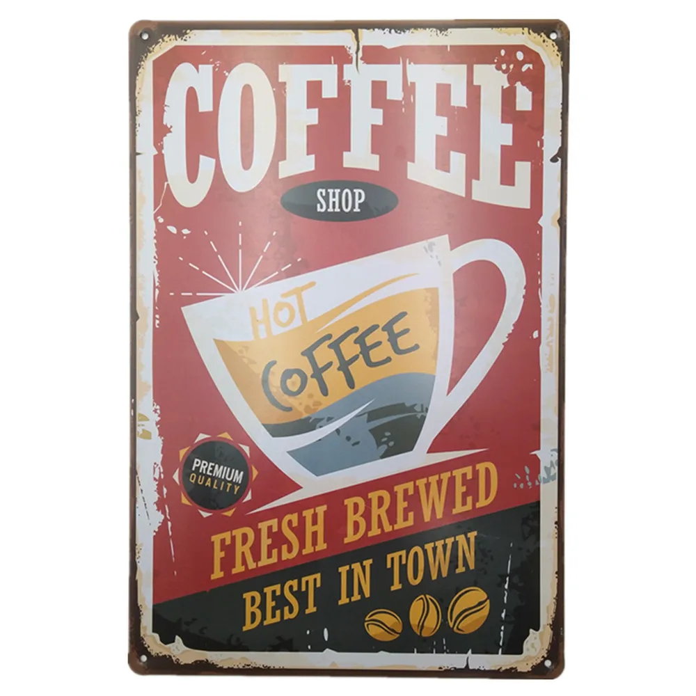 
Custom Xmas decoration vintage decor tin sign poster cafe home metal wall plaque 