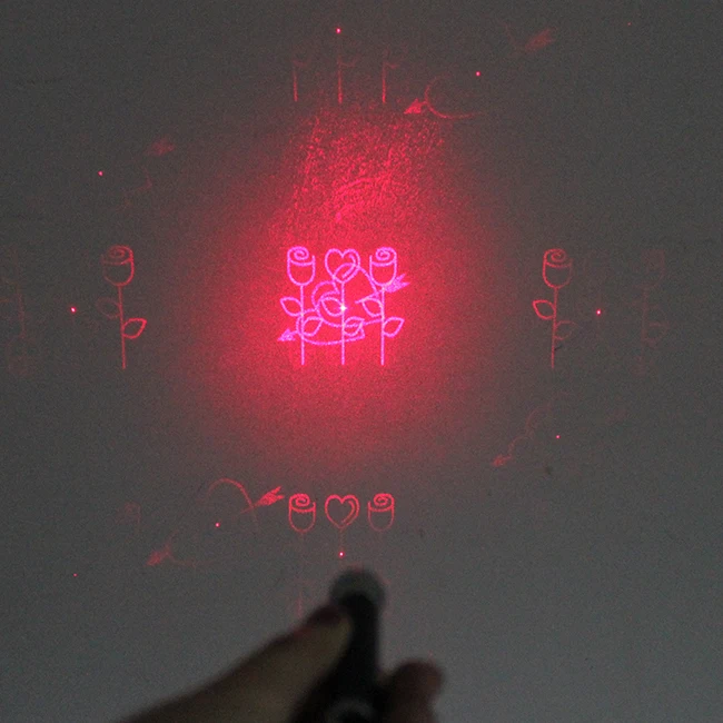 Custom Mini Keyring LED Light Flashlight Projector Torch Portable Promotional Gift for Parties