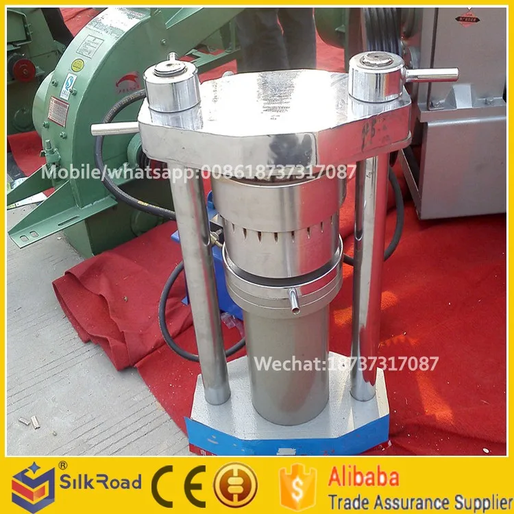 small Best factory price cold press castor oil machine