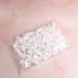 Wholesale Eyelash adhesive holder 100 pcs/pack Plastic Disposable Eyelash Extension Glue Plastic Eyelash Glue Rings