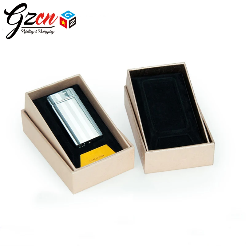 custom quality zippo packing with insert paper gift box
