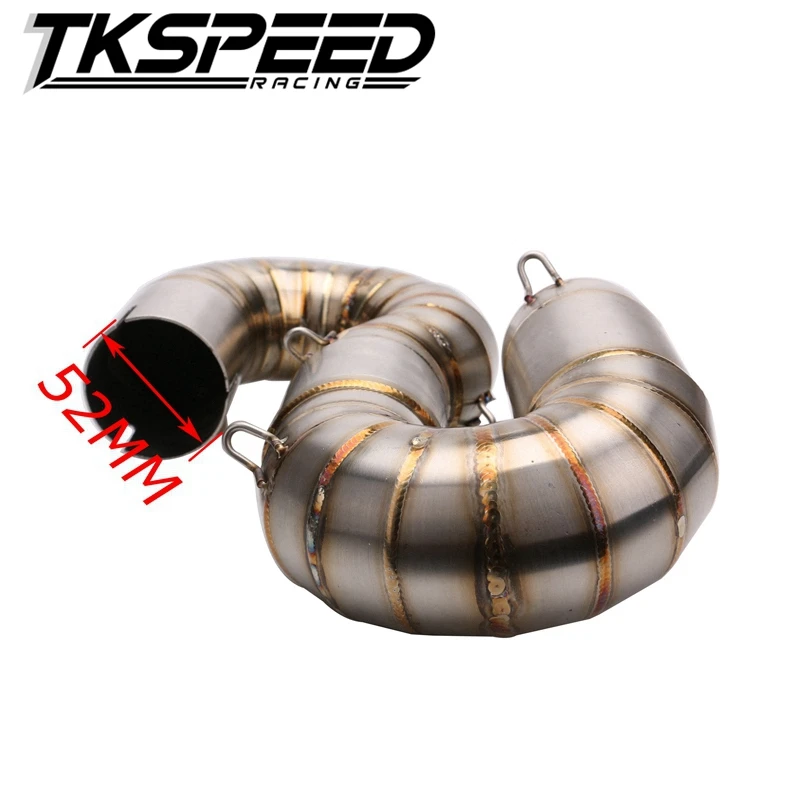 
Universal Motorcycle Exhaust Muffler + Stainless Steel Half tube Exhaust Pipe for Honda cbr1000 2008 2009 2010 2011 