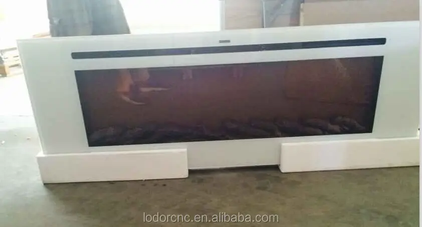 Белый настенный поддельные эффект пламени электрические камины