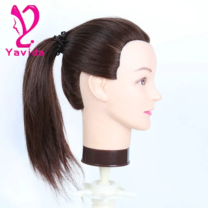 mannequin head/ natural hair training head /hair dressing mannequin doll