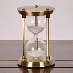 Metal 60 Minutes Hourglass Decorative Sand Timer