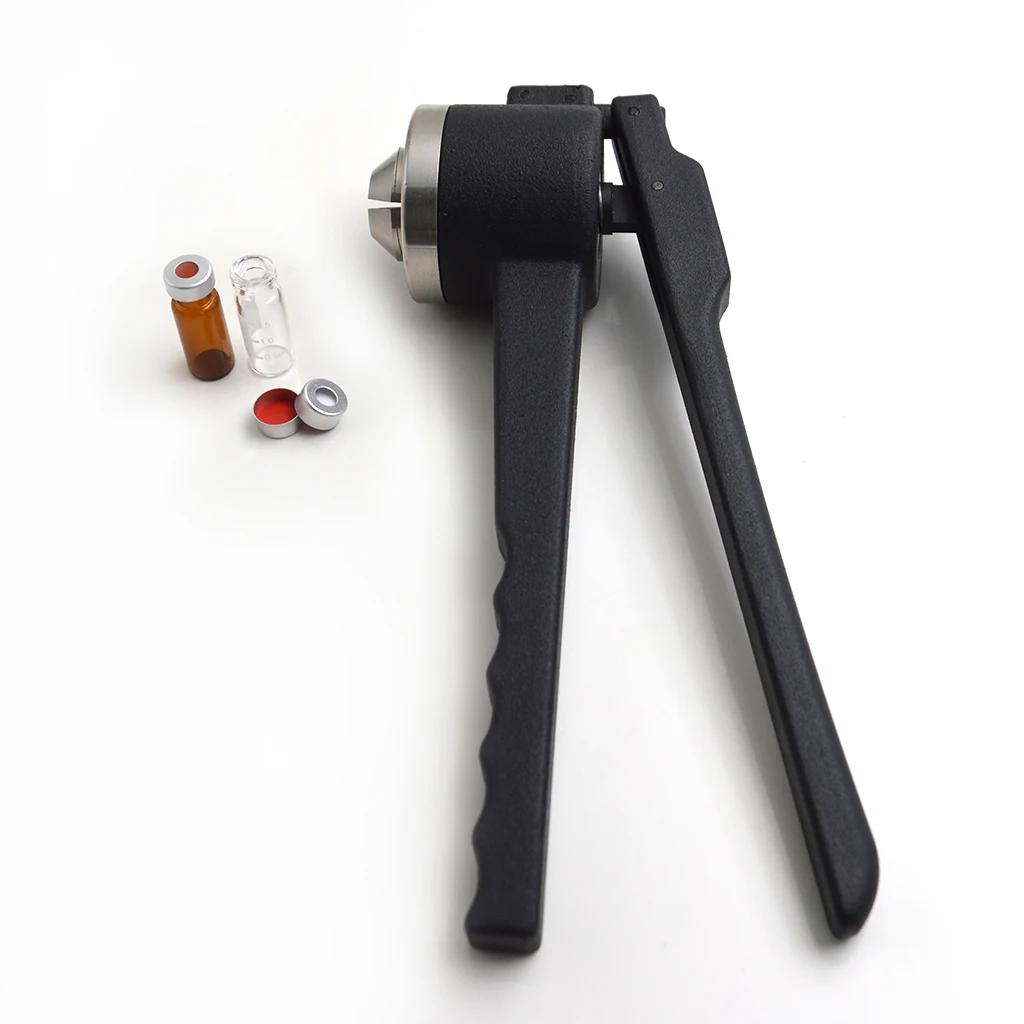 Wholesale hand manual crimper for medical 8mm 20mm glass vials crimper and decrimper for aluminum crimp cap sealing