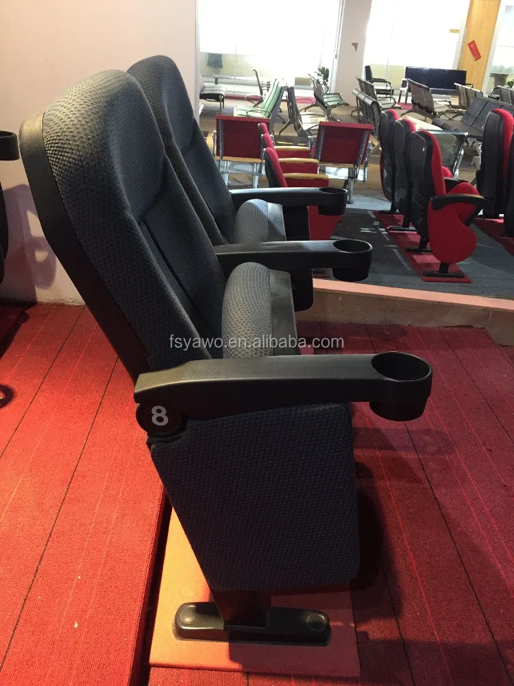 Comercial Movie Theater Hall Chair Theater Seating Wholesale Theater Seats (YA-210G)