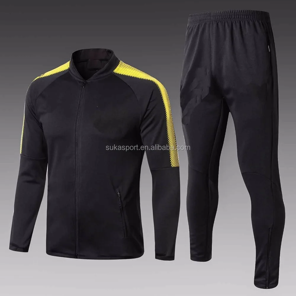 Dortmund 2017/18 season football jaket full zip good quality soccer sweater training suit