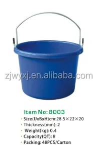 
plastic bucket strong plastic barrel Economy plastic pail for construction 