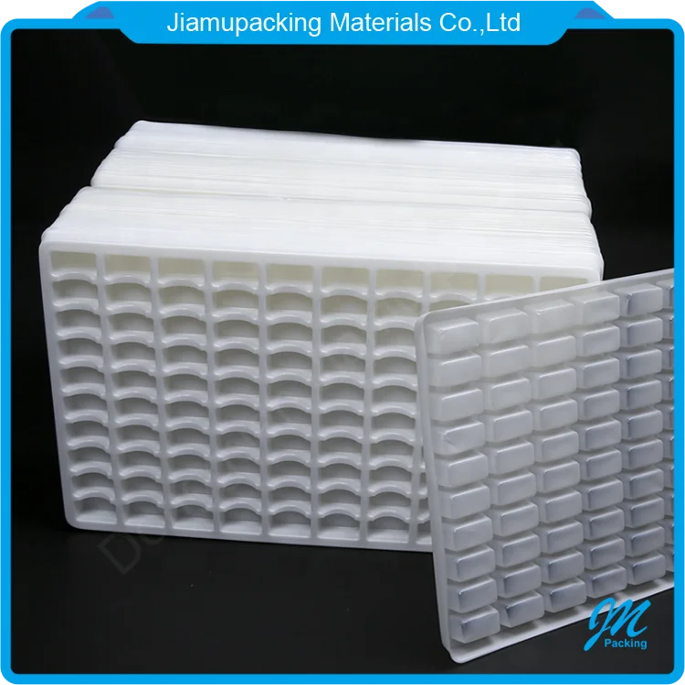 Wholesale disposable custom pvc pet ps plastic blister box packaging tray