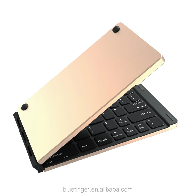 
Aluminum alloy folding Bluetooth keyboard for all kinds of tablets and smart phones 
