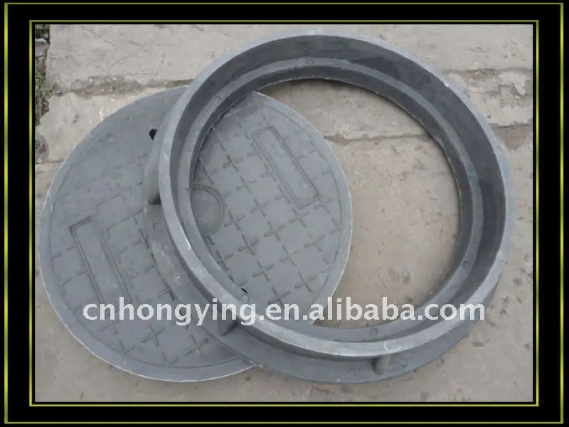 Round 600 composite plastic manhole cover