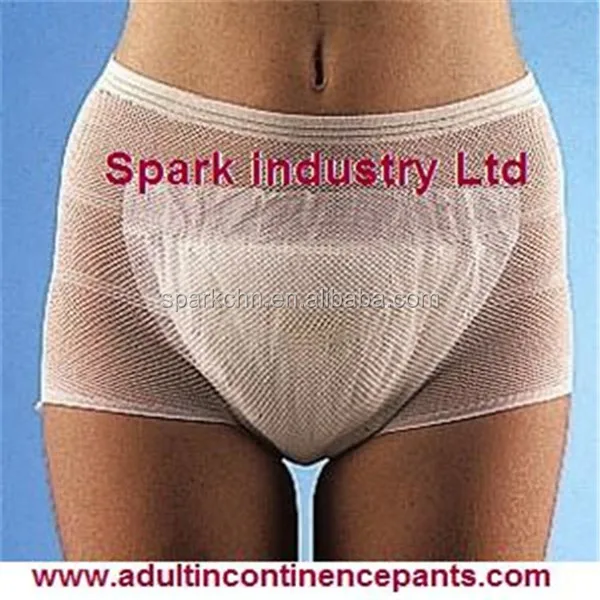 hospital mesh unisex adult disposable paper panties
