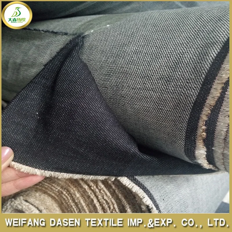 Low price denim stocks cotton polyester fabric