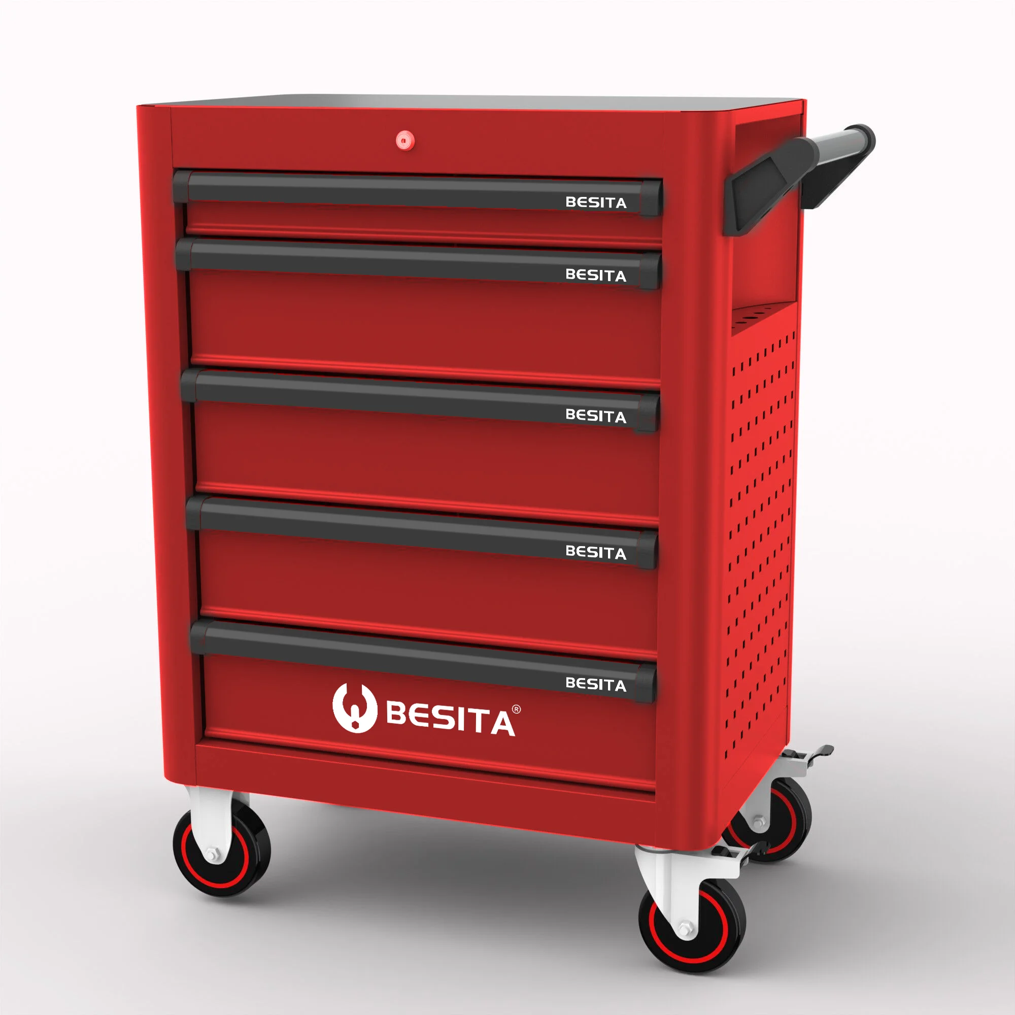 Professional BESITA 76371 Super 7 Drawer Tool Cabinet Tool Trolley For Workshop