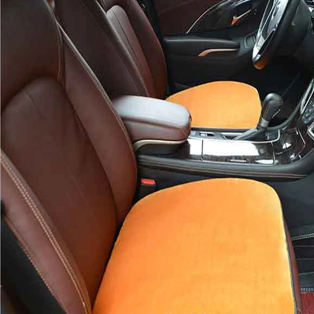
Car Seat Cushion Car Plush Square Pad Cashmere Square Cover Keep Warm in Cold Winter 