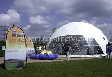 10m greenhouse dome tent igloo dome tent structure with galvanized steel frame