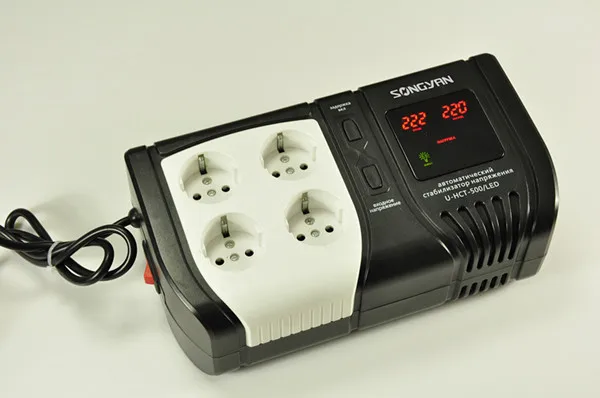 Удобная настольный однофазный релейный стабилизатор напряжения для компьютер 220В