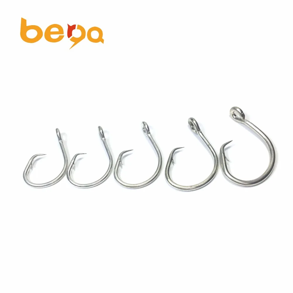 Stainless Steel Saltwater Crank Circle Fishing Hook