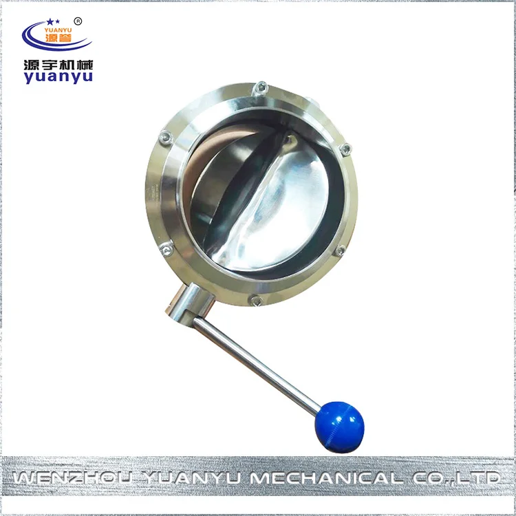 Производитель Оптовая Лучшие Продажи Продуктов Проста В Использовании Вафельного типа Санитарно Клапан-Бабочка