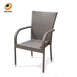 hot sale outdoor garden rattan round  table and chair for relax