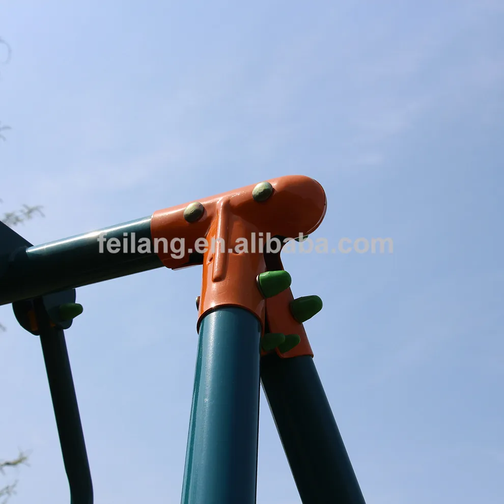 Kids Four Seat Garden Camping Outdoor Patio Metal Multifunction Safety Swing Chairs