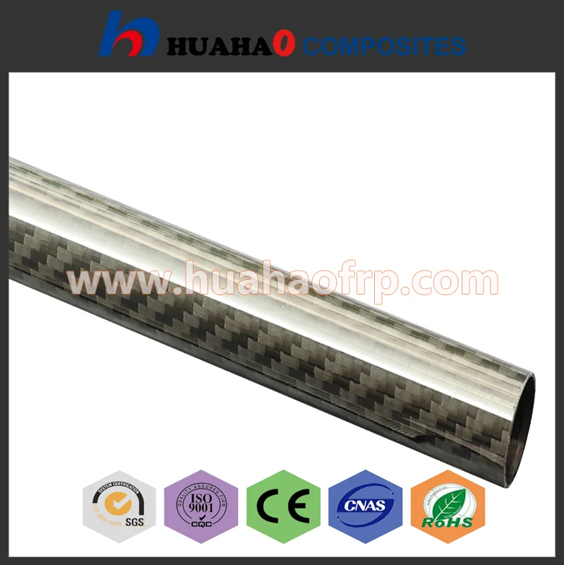 Углепластика труб Высокого Качества Эпоксидной Смолы углепластика труб с высоким качеством