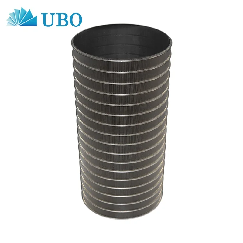Johnson wedge v wire screen slot tube filter for backwash duplex strainer