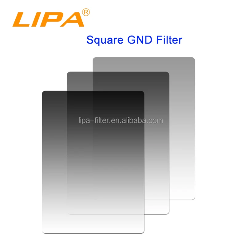 
LIPA Filters 100 x 150mm 0.9 Soft-Edge Graduated Neutral Density Filter Resin 