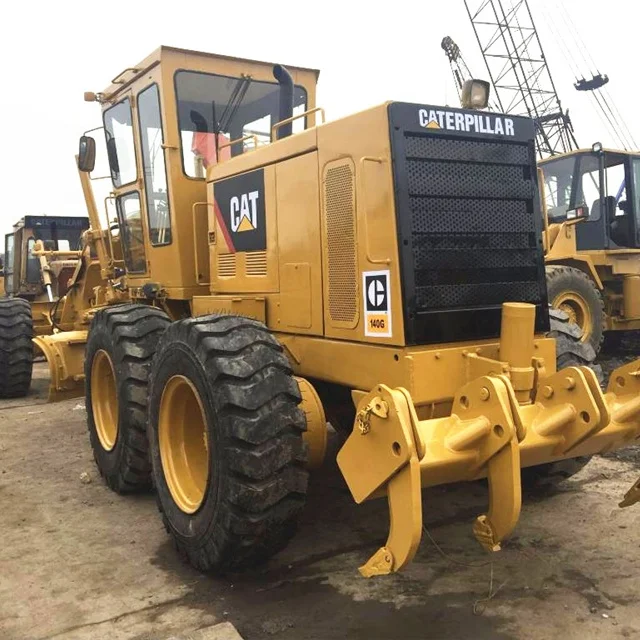 USED Construction Equipment CHEAP 140G CAT Wheel Grader /Old 120K 140K CAT Grader 140g 12g 14g