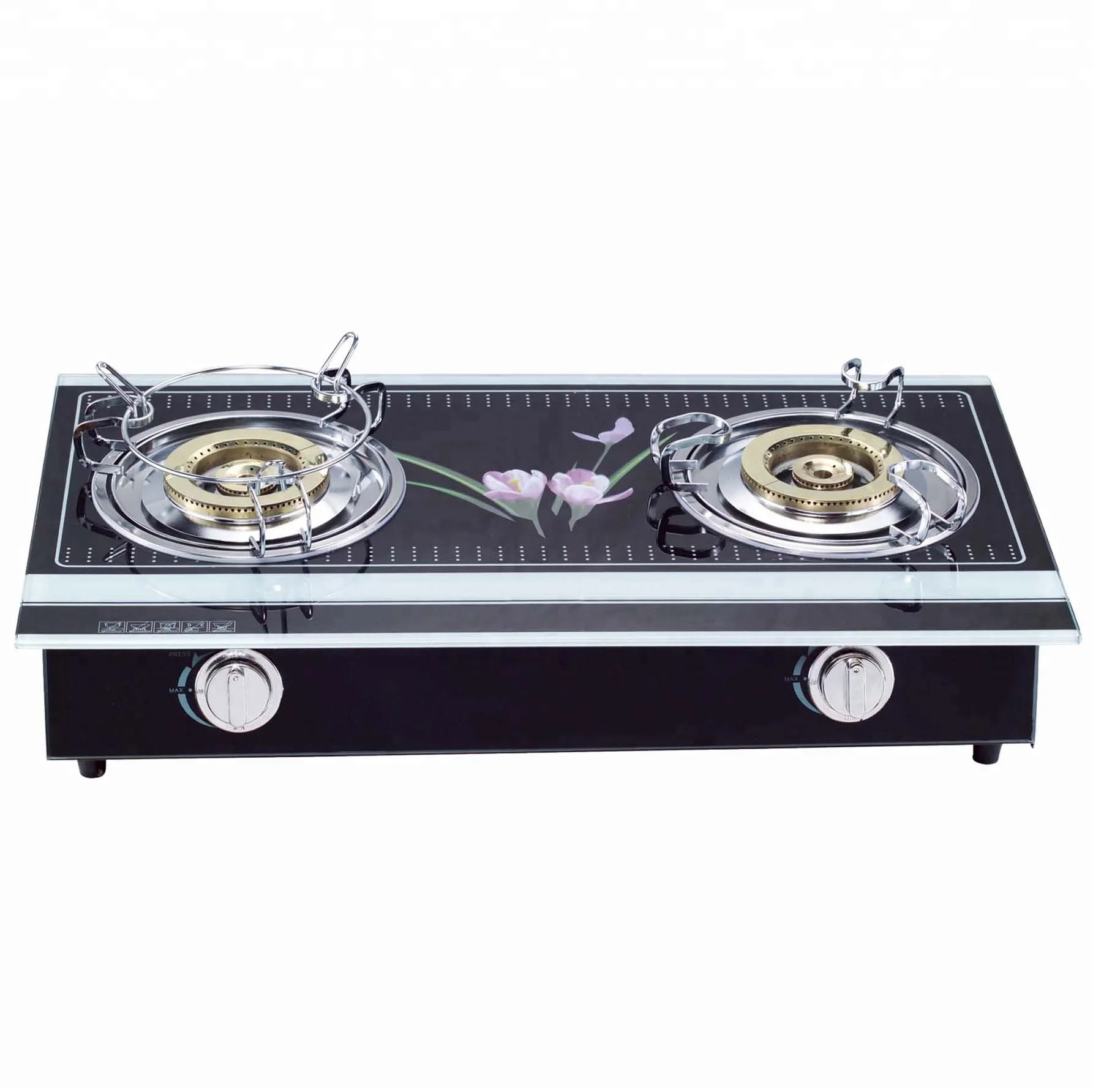 
Factory wholesale double burner gas stove for home use DGC-208AG 