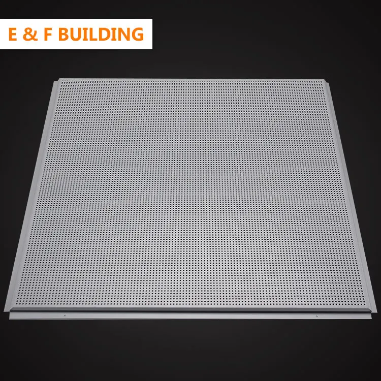 Best Lay in Suspended Aluminum House Ceiling Design Fashionable perforated metal suspended ceiling