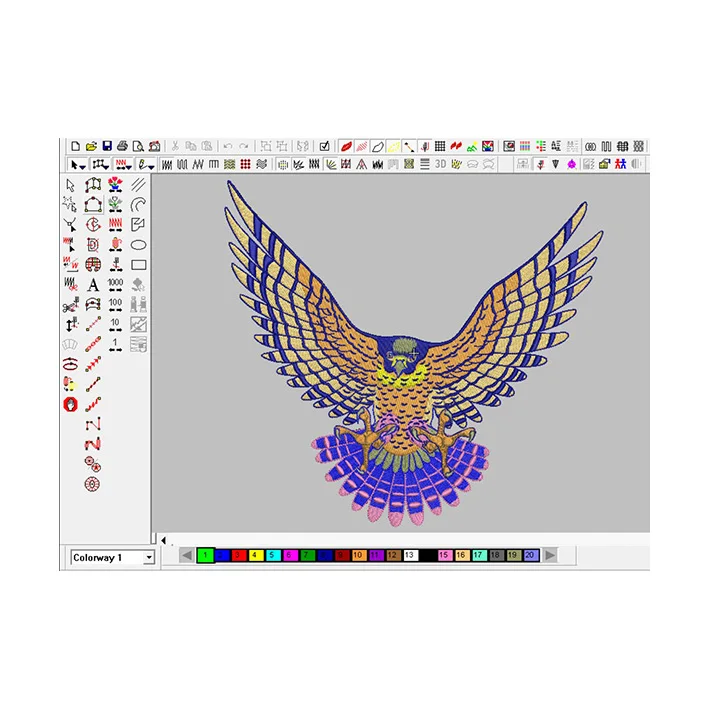 
High-quality Self-adhesive Embroidery Designs Unique Patches Custom Design Pattern Embroidered Patch 