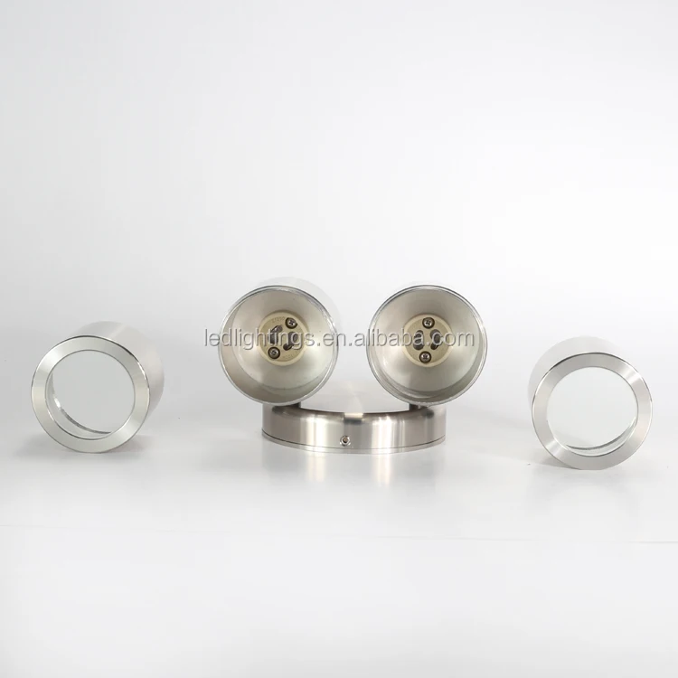 
Ningbo 316 Stainless steel double adjustable outdoor wall light fixture garden spot light IP65 