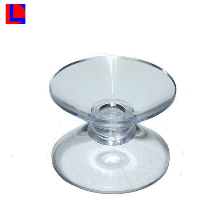 Transparent /clear suction cup with screw for glass
