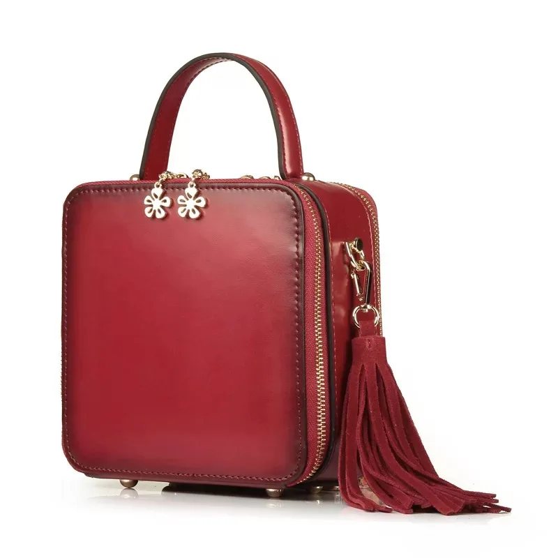 Square handbag manufacturers china vintage leather bags handbag