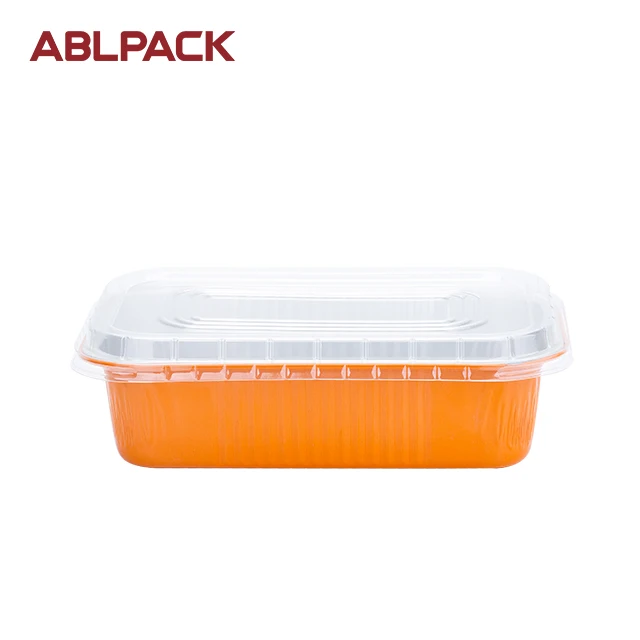  750ML/25oz ABL пакет на вынос печь безопасного фаст-фудов алюминиевый контейнер для еды одноразовые фольга поднос с