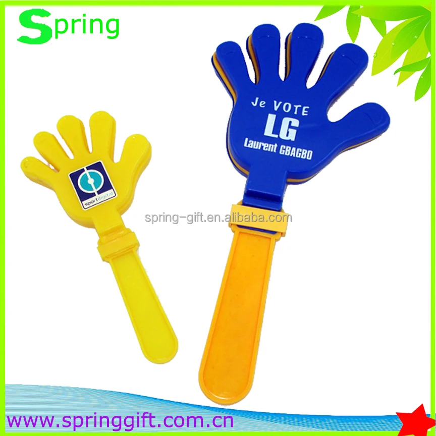 Large Size Plastic Noise Maker Party Cheering Clapper  Sport Game Fans Toy Palm Clappers Led Hand Clappers