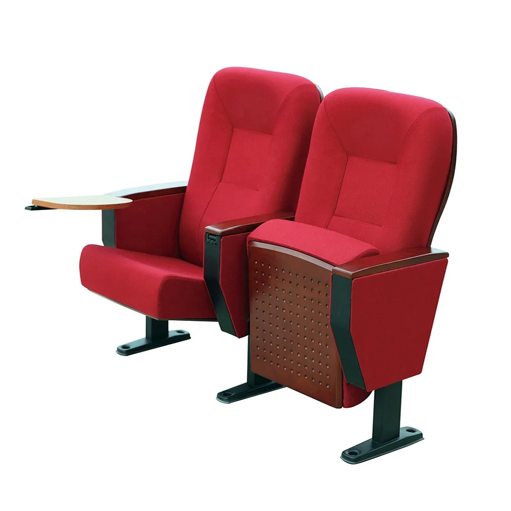 Фанерный складной стул для аудитории с высокой спинкой специального использования письменным столом